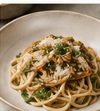 A dish from a restaurant site with menus structured for search