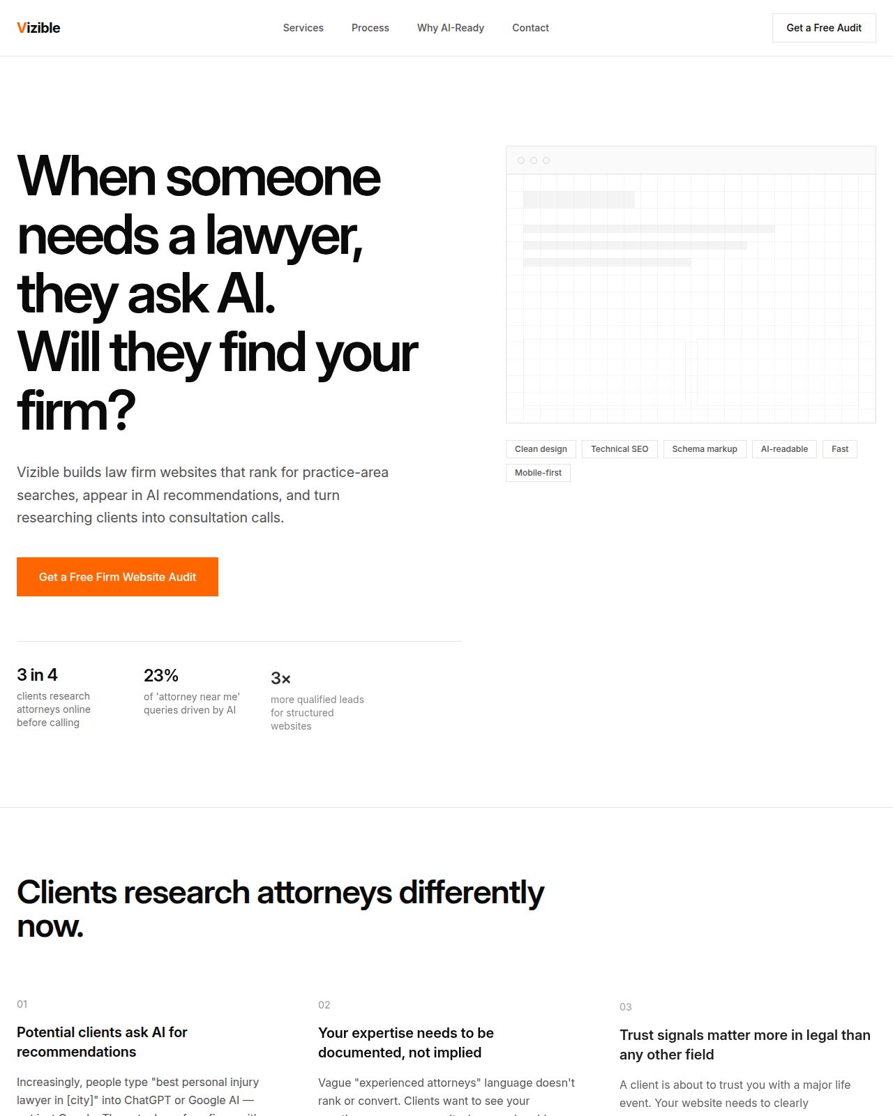 Law Firms website mockup preview